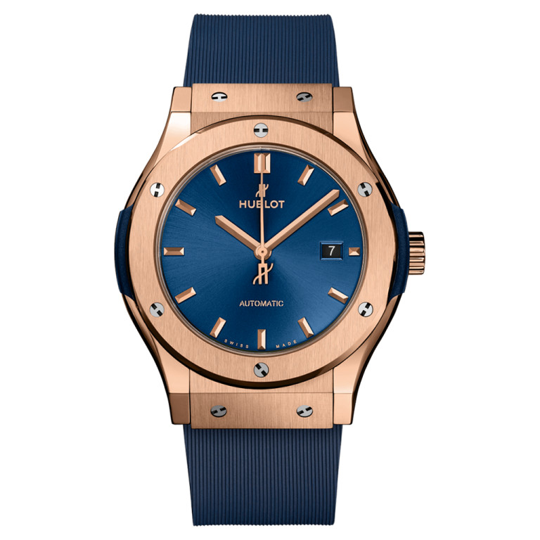 Hublot Classic Fusion King Gold Blue 42mm - 542.OX.7180.RX - #1 Hublot Classic Fusion King Gold Blue 42mm - 542.OX.7180.RX - #1