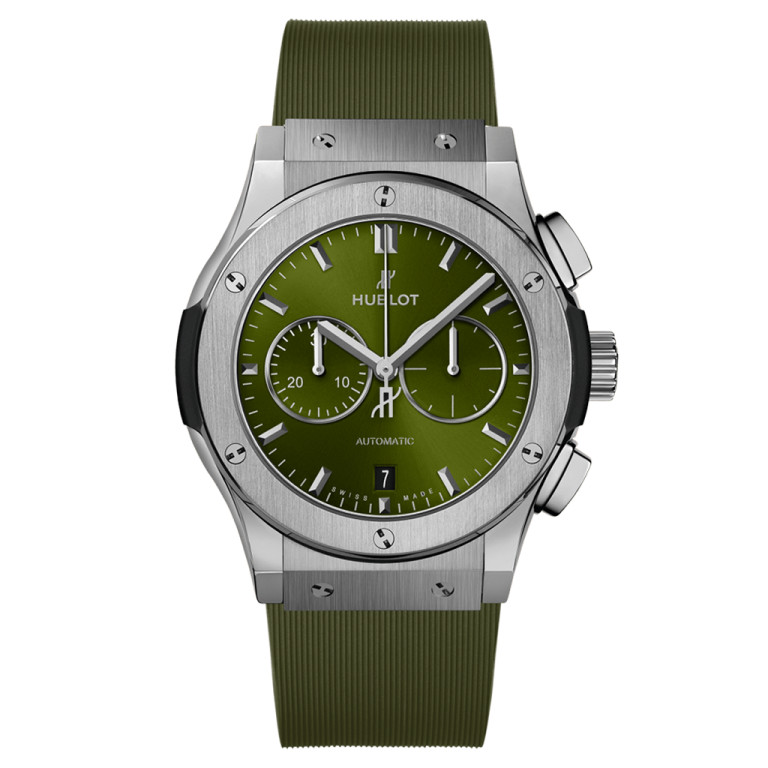 Hublot Classic Fusion Chronograph Titanium Green 42mm - 541.NX.8970.RX - #1 Hublot Classic Fusion Chronograph Titanium Green 42mm - 541.NX.8970.RX - #1