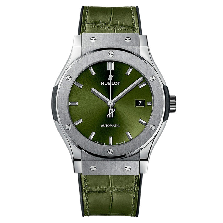 Hublot Classic Fusion Titanium Green 42mm - 542.NX.8970.LR - #1 Hublot Classic Fusion Titanium Green 42mm - 542.NX.8970.LR - #1