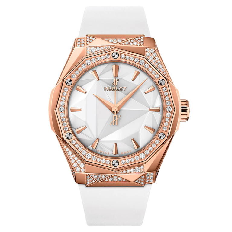 Hublot Classic Fusion Orlinski King Gold White Alternative Pave 40mm - 550.OS.2200.RW.1804.ORL20 - #1 Hublot Classic Fusion Orlinski King Gold White Alternative Pave 40mm - 550.OS.2200.RW.1804.ORL20 - #1