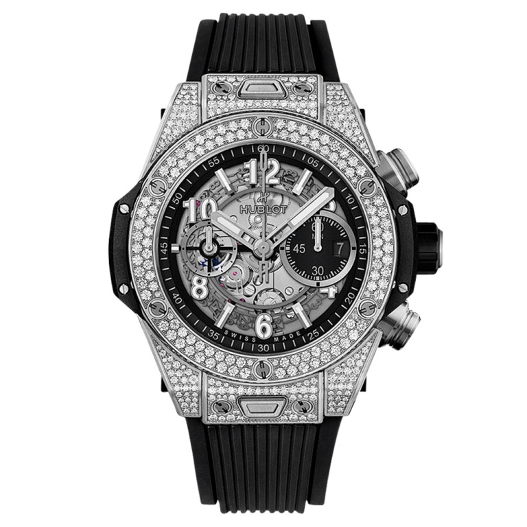 Hublot Big Bang Unico Titanium Pavé 44mm - 421.NX.1170.RX.1704 - #1 Hublot Big Bang Unico Titanium Pavé 44mm - 421.NX.1170.RX.1704 - #1