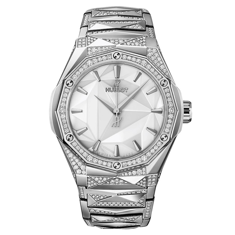 Hublot Classic Fusion Orlinski Bracelet Titanium White Alternative Pavé 40mm - 550.NS.2200.NS.3804.ORL22 - #1 Hublot Classic Fusion Orlinski Bracelet Titanium White Alternative Pavé 40mm - 550.NS.2200.NS.3804.ORL22 - #1