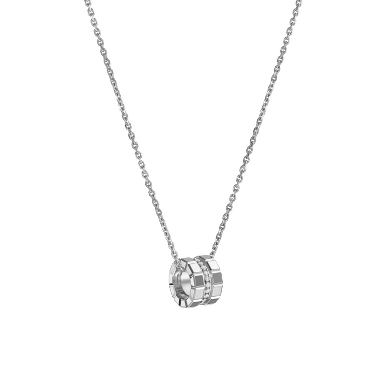 Chopard Ice Cube Mini collier witgoud met diamant - 797005-1003 - #3 Chopard Ice Cube Mini collier witgoud met diamant - 797005-1003 - #3