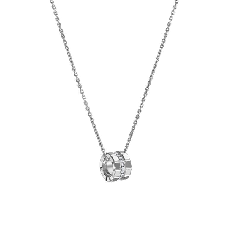 Chopard Ice Cube Mini collier witgoud met diamant - undefined - #2