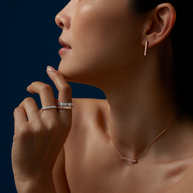 Chopard Ice Cube Mini ring witgoud met diamant - 827702-1231 - #4 Chopard Ice Cube Mini ring witgoud met diamant - 827702-1231 - #4