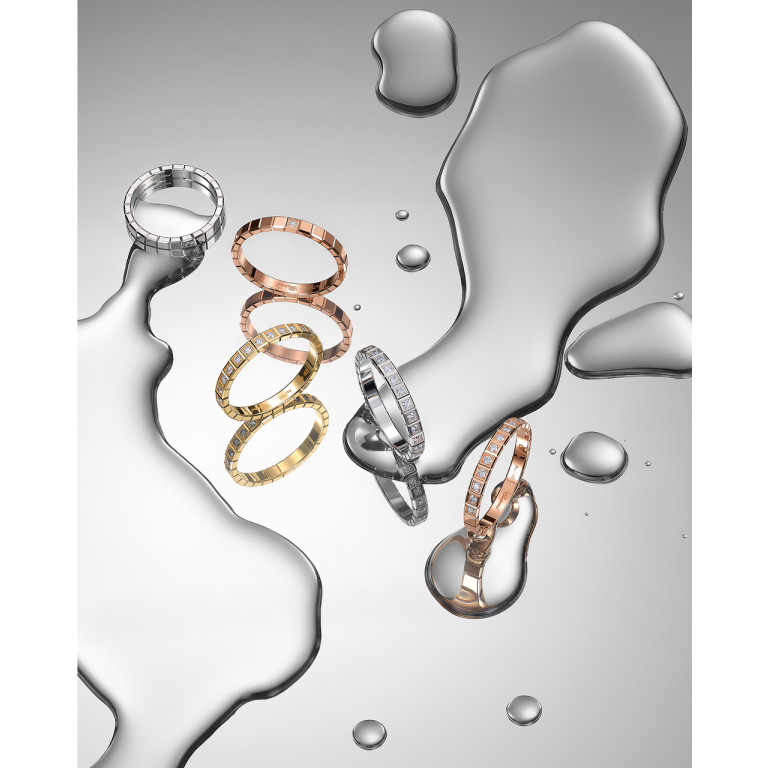 Chopard Ice Cube Mini ring roodgoud - 827702-5200 - #7 Chopard Ice Cube Mini ring roodgoud - 827702-5200 - #7