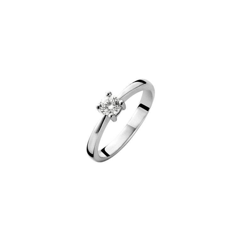 witgoud solitair ring met diamant Schaap en Citroen Diamonds - #2 witgoud solitair ring met diamant Schaap en Citroen Diamonds - #2