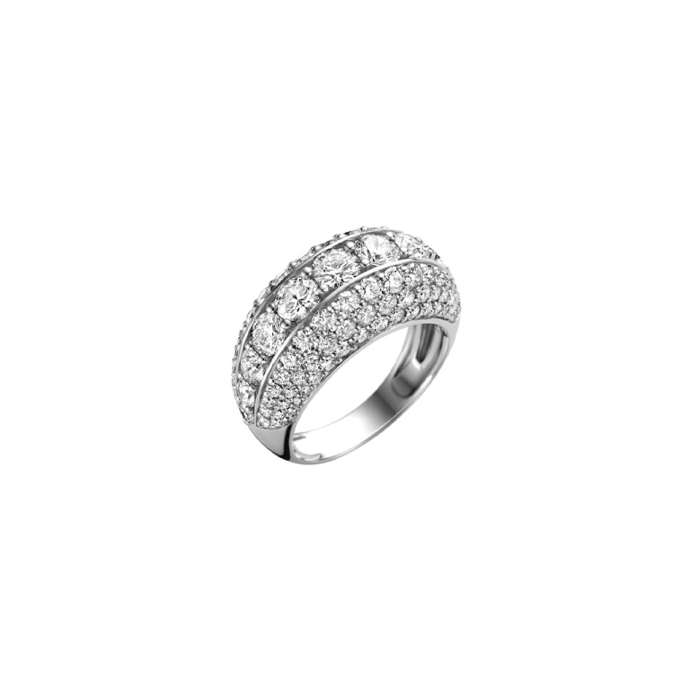 witgoud pave ring met diamant SC Highlights Diamonds - #2 witgoud pave ring met diamant SC Highlights Diamonds - #2