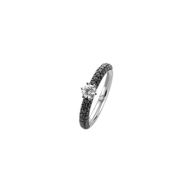 witgoud solitair ring met diamant SC Highlights Diamonds - #2 witgoud solitair ring met diamant SC Highlights Diamonds - #2