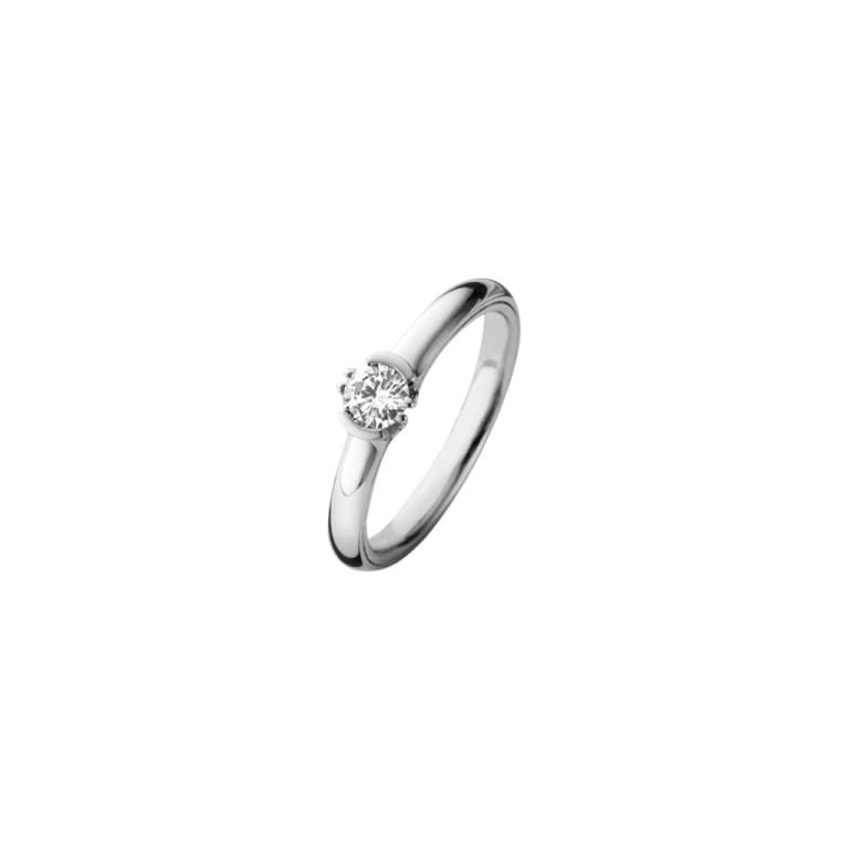 witgoud solitair ring met diamant Schaap en Citroen Diamonds - #2 witgoud solitair ring met diamant Schaap en Citroen Diamonds - #2