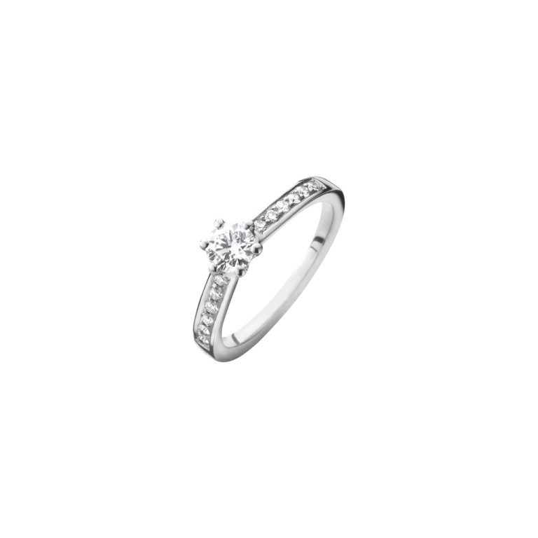 witgoud solitair ring met diamant Schaap en Citroen Diamonds - #2 witgoud solitair ring met diamant Schaap en Citroen Diamonds - #2