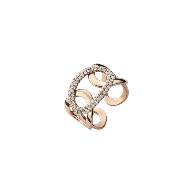roodgoud ring met diamant Schaap en Citroen Diamonds - #2 roodgoud ring met diamant Schaap en Citroen Diamonds - #2