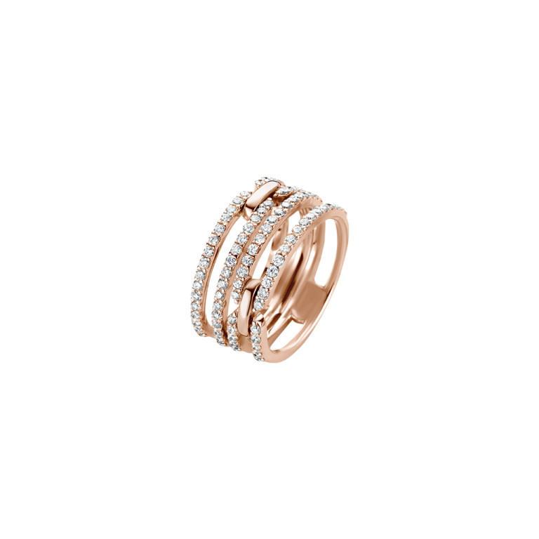 roodgoud ring met diamant Schaap en Citroen Diamonds - #2 roodgoud ring met diamant Schaap en Citroen Diamonds - #2
