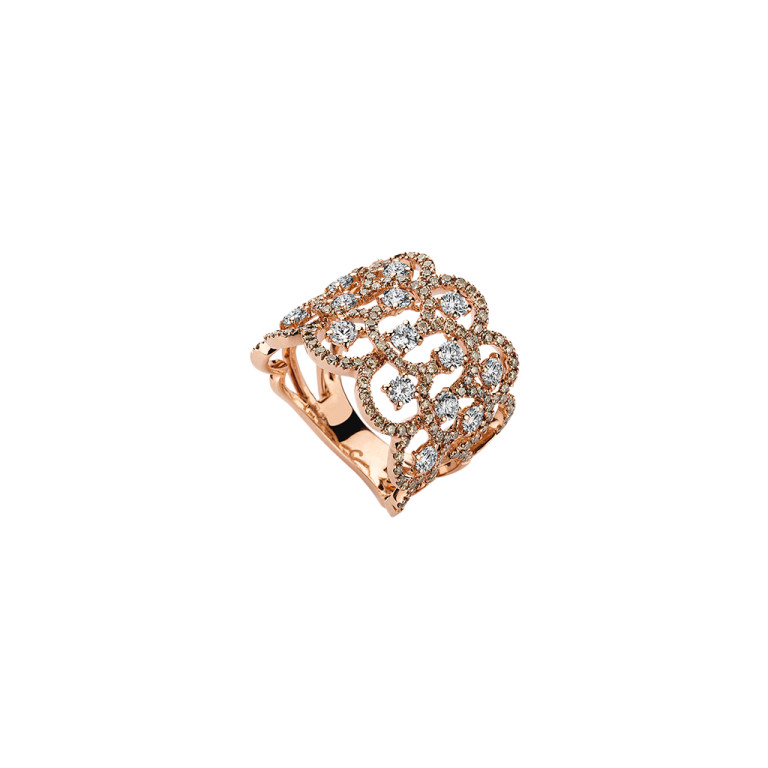 roodgoud ring met diamant SC Highlights Diamonds - #2 roodgoud ring met diamant SC Highlights Diamonds - #2