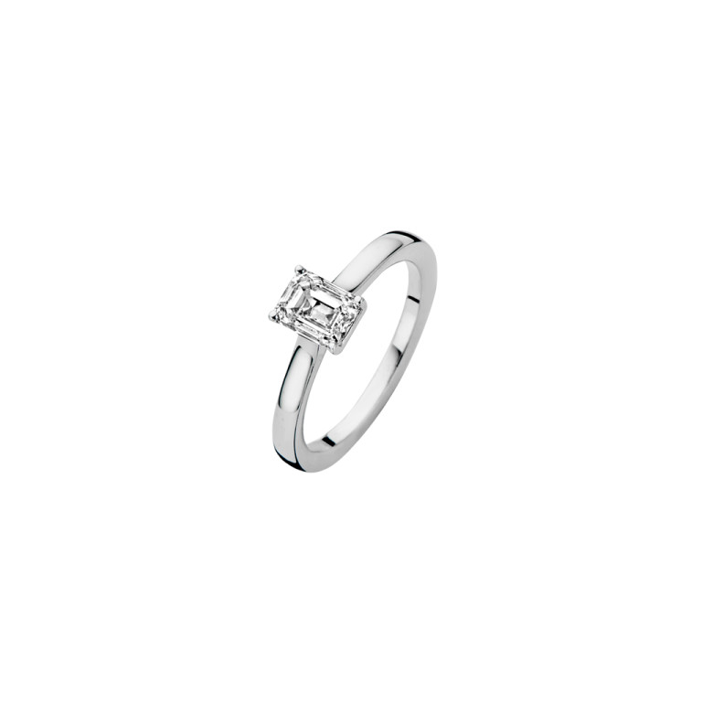 witgoud solitair ring met diamant SC Highlights Diamonds - #2 witgoud solitair ring met diamant SC Highlights Diamonds - #2