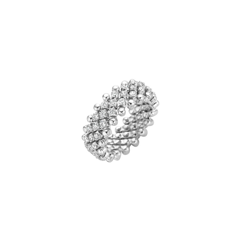 Serafino Consoli Brevetto Classic Ringen witgoud met diamant - RMS5M4WGWD - #4 Serafino Consoli Brevetto Classic Ringen witgoud met diamant - RMS5M4WGWD - #4