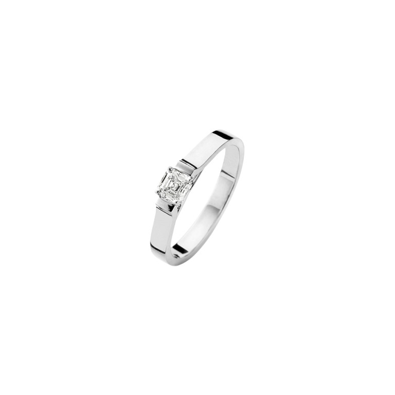 Royal Asscher Celeste solitair ring witgoud met diamant - R.111.RAC.WG.30  HRD - #2 Royal Asscher Celeste solitair ring witgoud met diamant - R.111.RAC.WG.30  HRD - #2