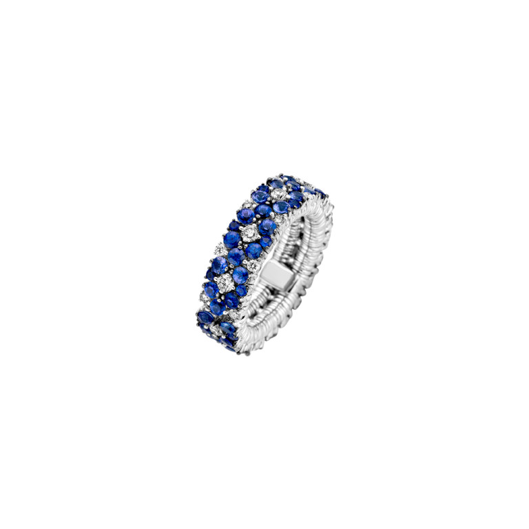 witgoud flexibele ring met diamant SC Highlights Colours - #2 witgoud flexibele ring met diamant SC Highlights Colours - #2