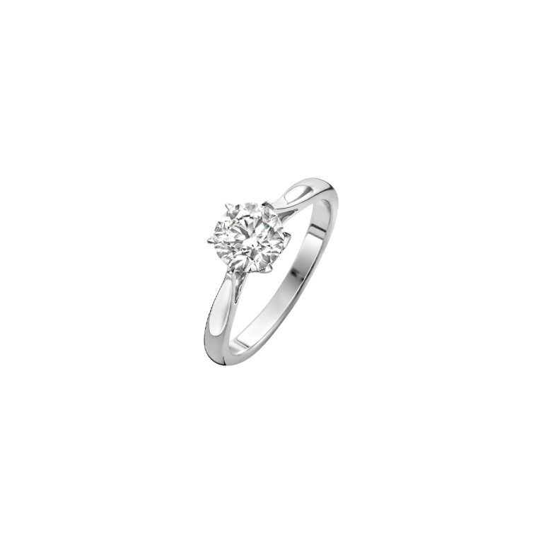 witgoud solitair ring met diamant SC Highlights Diamonds - #2 witgoud solitair ring met diamant SC Highlights Diamonds - #2