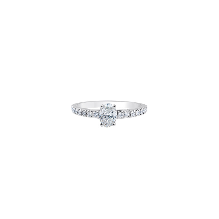 Royal Asscher Elissa ring witgoud met diamant - R.130.RAOV.WG.31 HRD - #2 Royal Asscher Elissa ring witgoud met diamant - R.130.RAOV.WG.31 HRD - #2