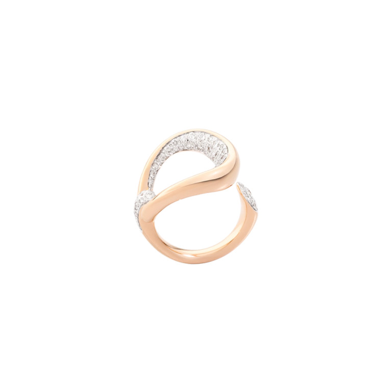 Pomellato Fantina ring roodgoud met diamant - PAC0090 O7WHR DB000 - #3 Pomellato Fantina ring roodgoud met diamant - PAC0090 O7WHR DB000 - #3
