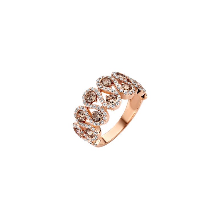 roodgoud ring met diamant Schaap en Citroen Diamonds - #1