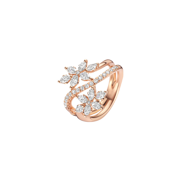 roodgoud ring met diamant SC Highlights Diamonds - #2 roodgoud ring met diamant SC Highlights Diamonds - #2