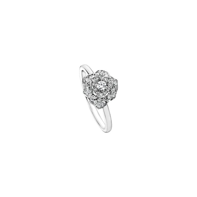 Piaget Rose ring witgoud met diamant