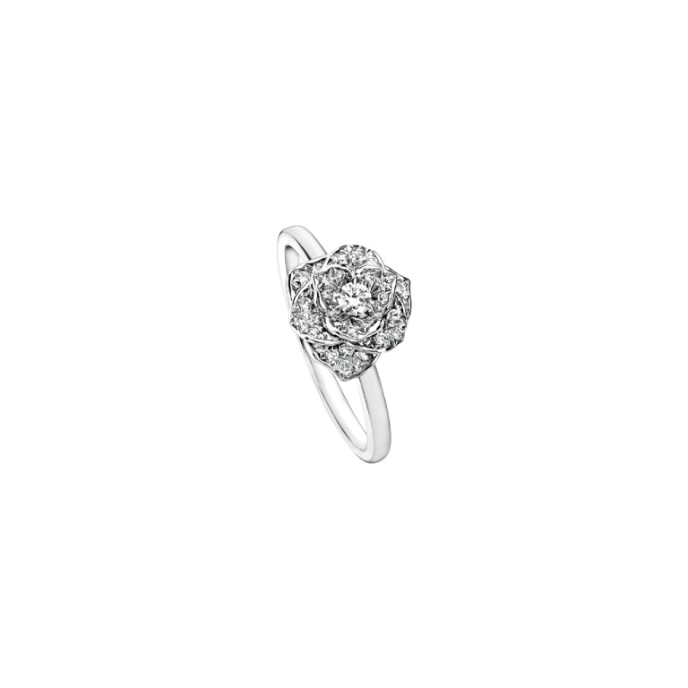 Piaget Rose ring witgoud met diamant - G34UR500 - #3 Piaget Rose ring witgoud met diamant - G34UR500 - #3