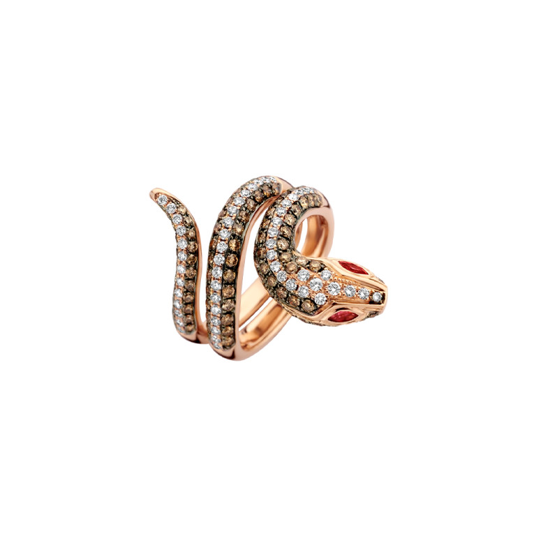 roodgoud ring met diamant SC Highlights Diamonds - #3 roodgoud ring met diamant SC Highlights Diamonds - #3