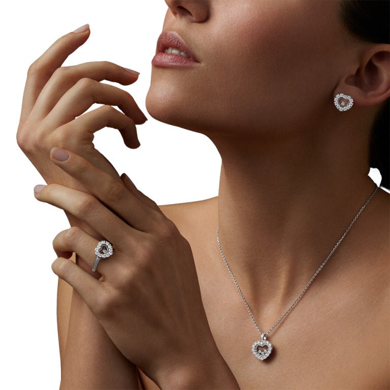 Chopard Happy Diamonds ring witgoud met diamant - undefined - #1