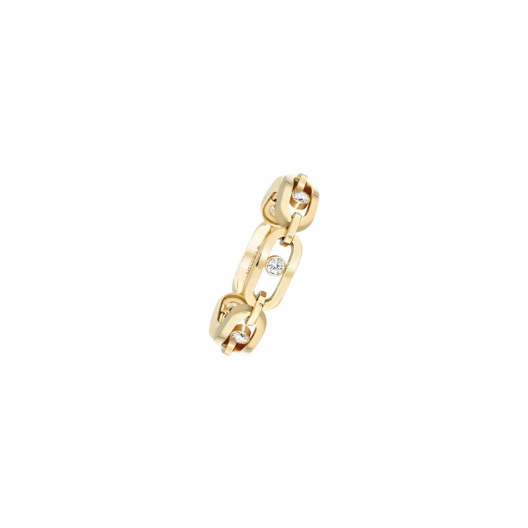 Messika Move Link ring geelgoud met diamant - 12078-YG - #3 Messika Move Link ring geelgoud met diamant - 12078-YG - #3