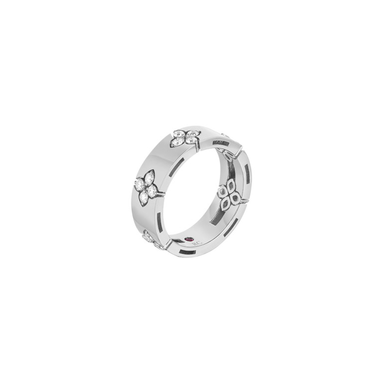 Roberto Coin Love in Verona ring witgoud met diamant - ADR888RI2011 - #3 Roberto Coin Love in Verona ring witgoud met diamant - ADR888RI2011 - #3