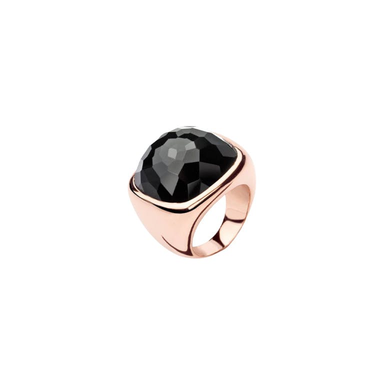 Tirisi Jewelry Verona ring roodgoud met Onyx