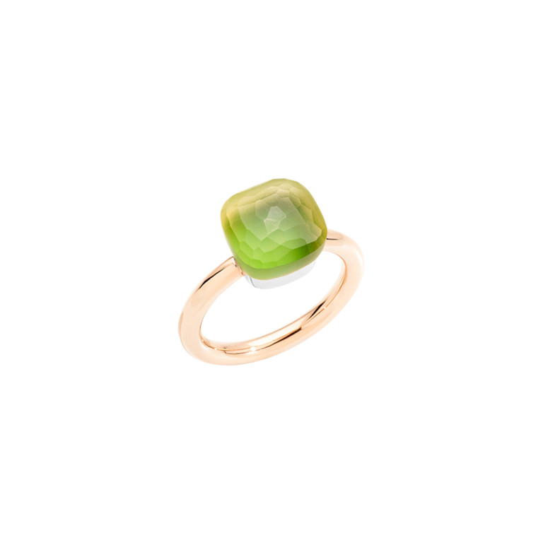 Pomellato Nudo Gelé ring rosé/wit goud met Kwarts/chrysopraas - PAA1100 O6000 SQLCP - #2 Pomellato Nudo Gelé ring rosé/wit goud met Kwarts/chrysopraas - PAA1100 O6000 SQLCP - #2