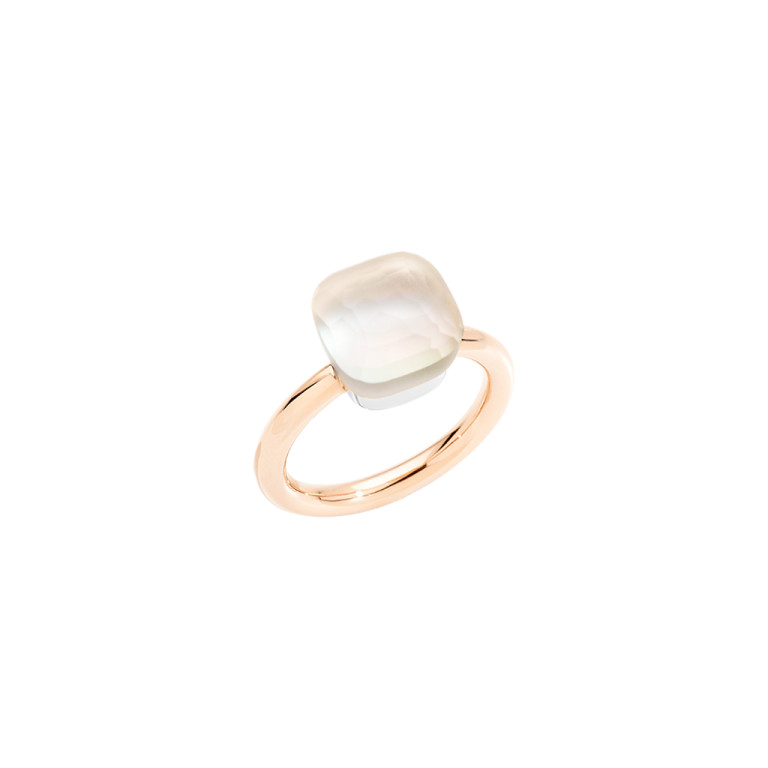 Pomellato Nudo Gelé ring rosé/wit goud met Topaas/parelmoer - PAA1100 O6000 STBMP - #2 Pomellato Nudo Gelé ring rosé/wit goud met Topaas/parelmoer - PAA1100 O6000 STBMP - #2