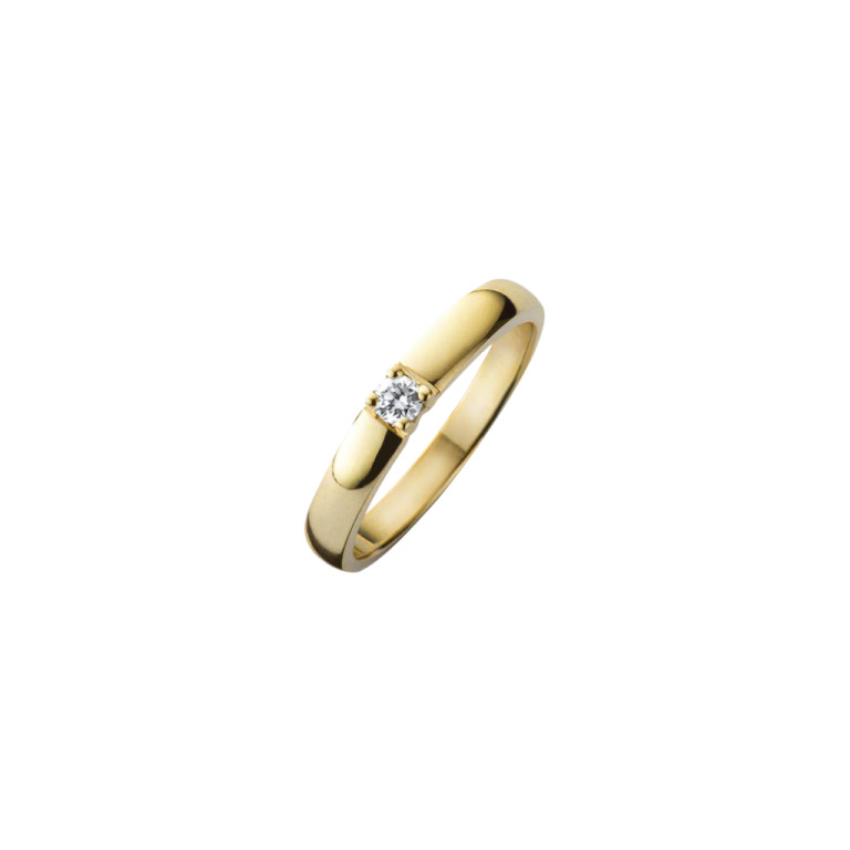 geel/wit goud alliance ring met diamant Schaap en Citroen Diamonds - #2 geel/wit goud alliance ring met diamant Schaap en Citroen Diamonds - #2