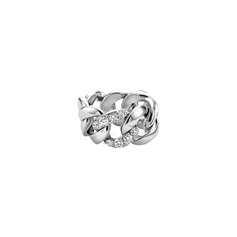 witgoud flexibele ring met diamant SC Highlights Diamonds - #3 witgoud flexibele ring met diamant SC Highlights Diamonds - #3