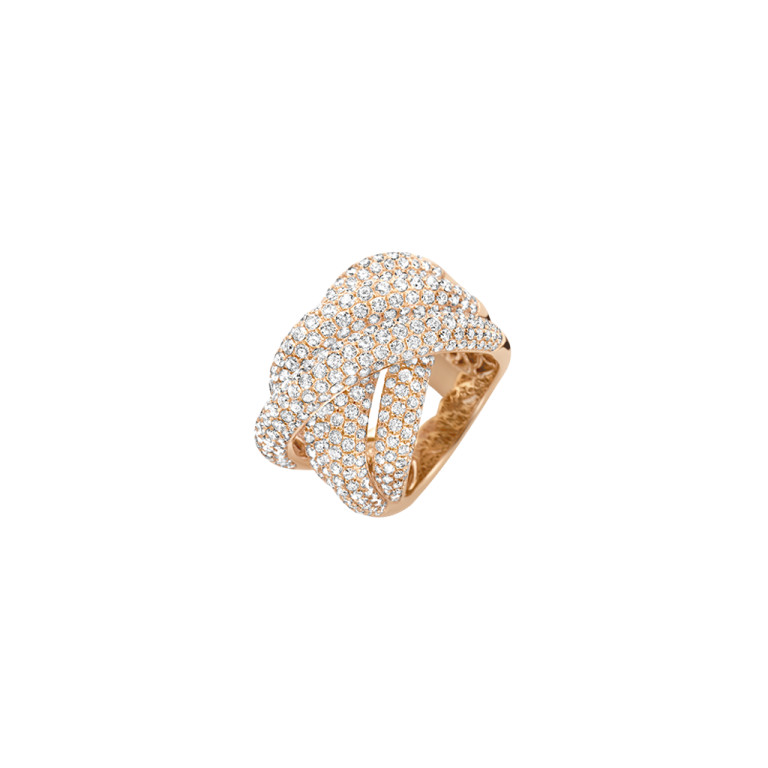 roodgoud ring met diamant SC Highlights Diamonds - #2 roodgoud ring met diamant SC Highlights Diamonds - #2