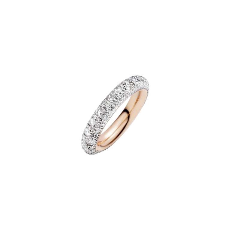 Pomellato Tango ring roodgoud met diamant - A.A806/BO7/A9 - #2 Pomellato Tango ring roodgoud met diamant - A.A806/BO7/A9 - #2
