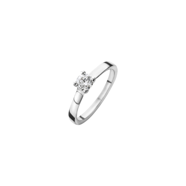 witgoud solitair ring met diamant Schaap en Citroen Diamonds - #2 witgoud solitair ring met diamant Schaap en Citroen Diamonds - #2