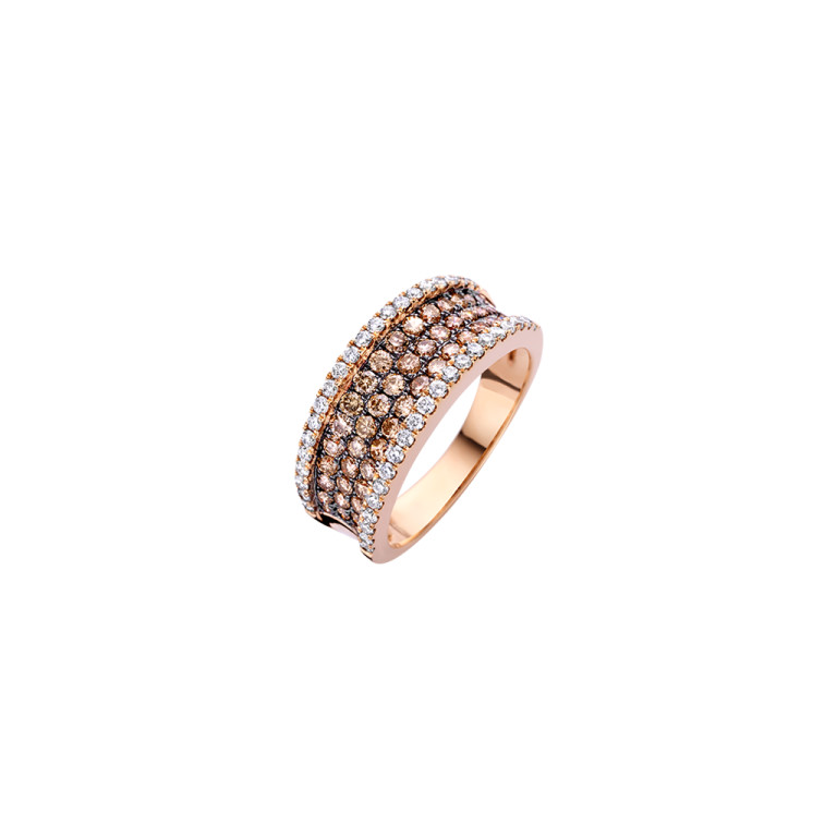 roodgoud ring met diamant Schaap en Citroen Diamonds - #2 roodgoud ring met diamant Schaap en Citroen Diamonds - #2