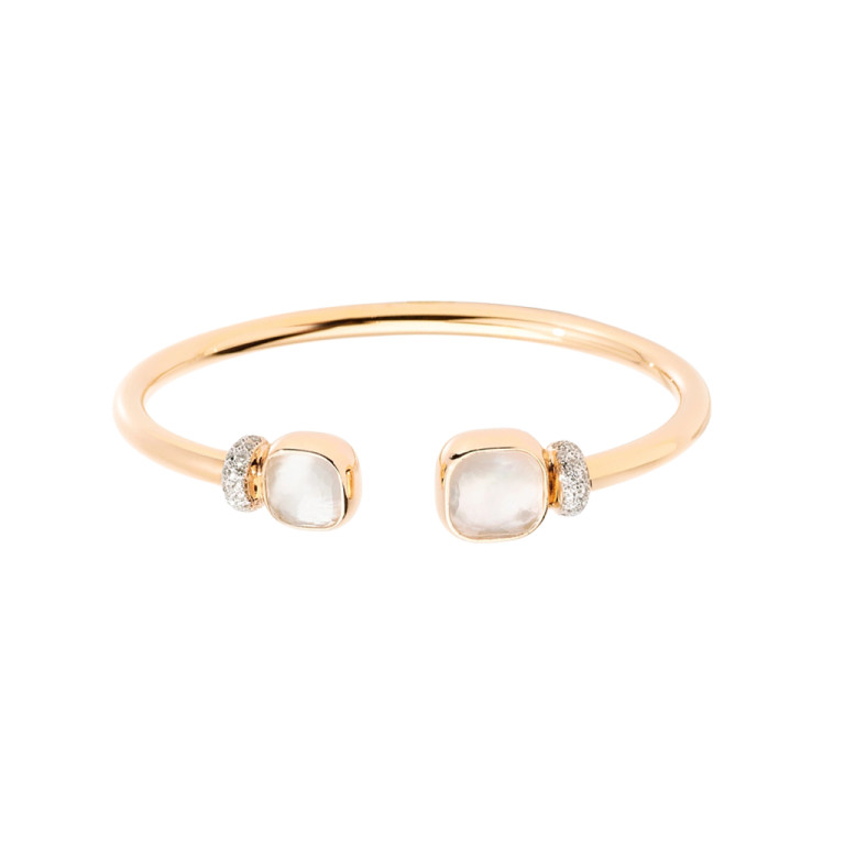 Pomellato Nudo spang armband roodgoud met diamant - PBC1006 O7WHR BTBMP - #2 Pomellato Nudo spang armband roodgoud met diamant - PBC1006 O7WHR BTBMP - #2