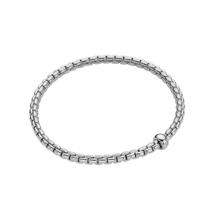 Fope Eka flexibele armband witgoud met diamant - 01M01BX_BB_B_XBX_00S - #1 Fope Eka flexibele armband witgoud met diamant - 01M01BX_BB_B_XBX_00S - #1