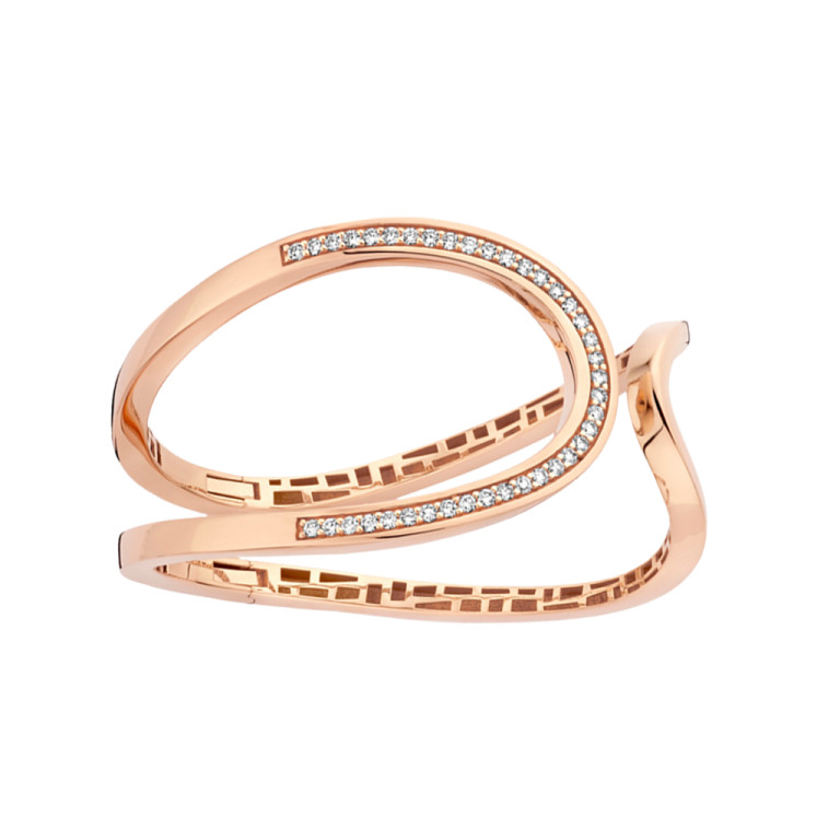 roodgoud spang armband met diamant SC Highlights Diamonds - #2 roodgoud spang armband met diamant SC Highlights Diamonds - #2