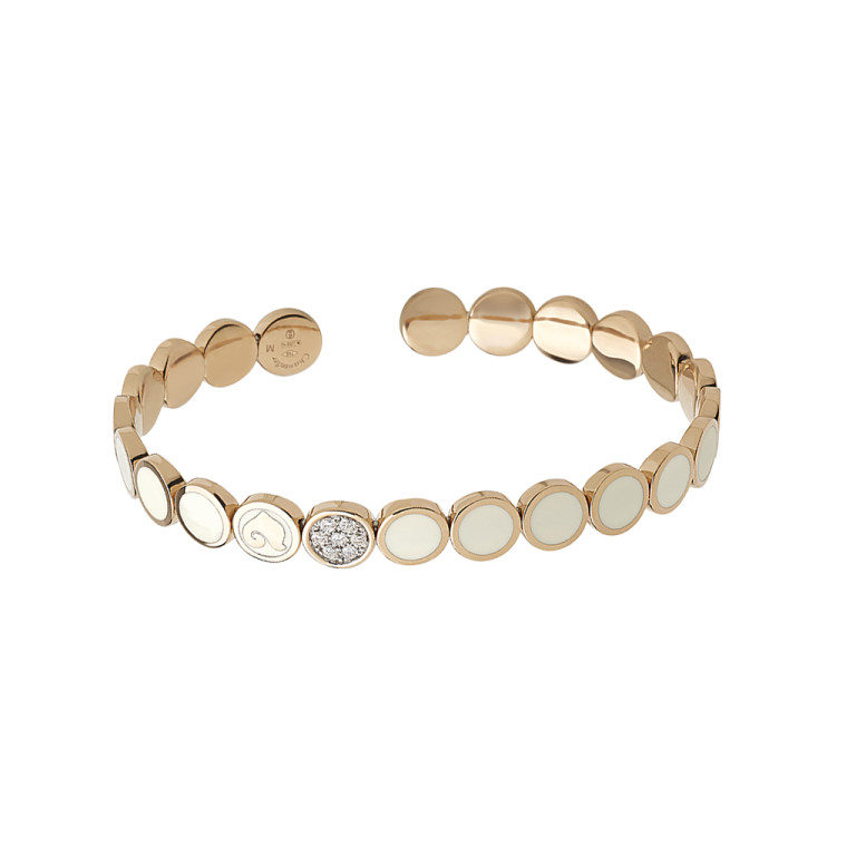 Chantecler Paillettes armband roodgoud met diamant - 40166 - #2 Chantecler Paillettes armband roodgoud met diamant - 40166 - #2