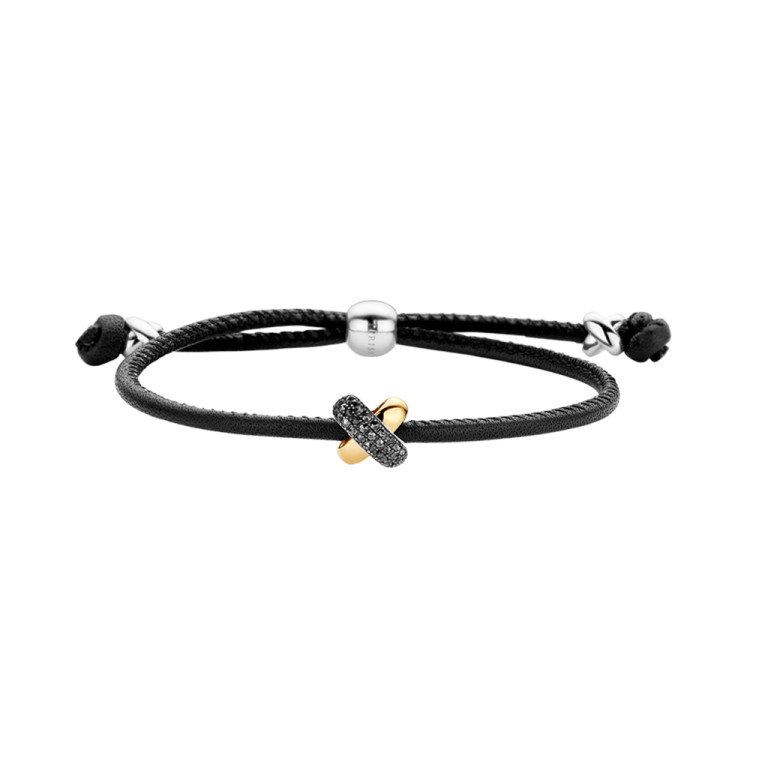 Tirisi Moda Kisses armband geelgoud met Markasiet - TM2135BL(2T) - #3 Tirisi Moda Kisses armband geelgoud met Markasiet - TM2135BL(2T) - #3