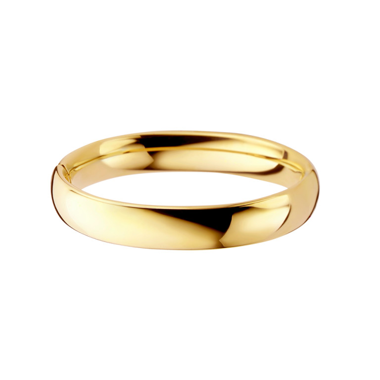 geelgoud gladde armband Schaap en Citroen Essentials - #1 geelgoud gladde armband Schaap en Citroen Essentials - #1