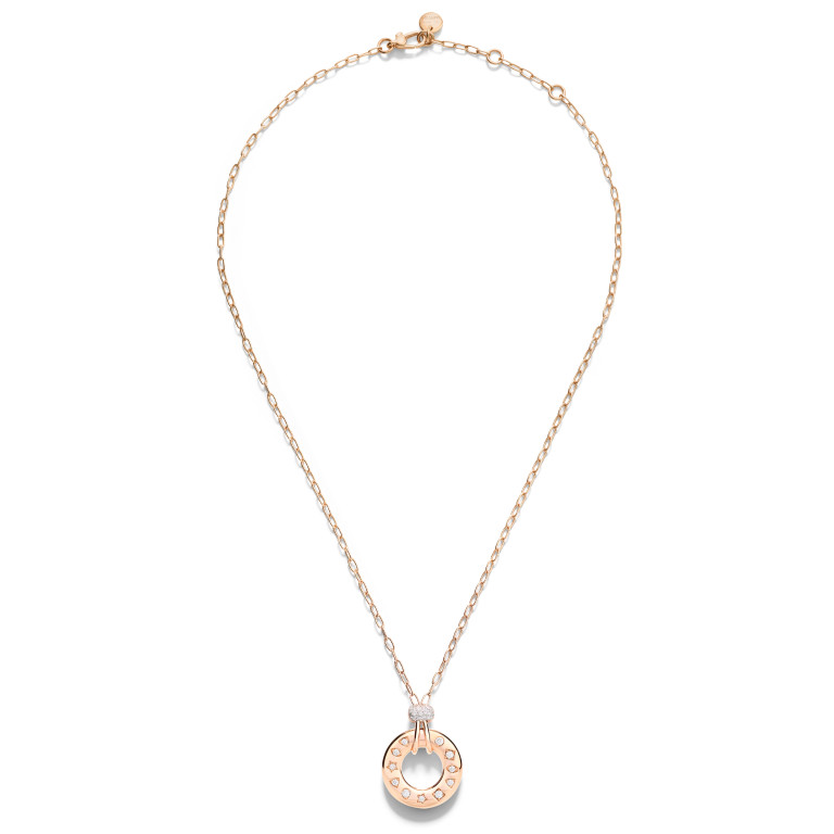 Pomellato Iconica collier met hanger rosé/wit goud met diamant - PCC4041 O7WHR DB000 - #2 Pomellato Iconica collier met hanger rosé/wit goud met diamant - PCC4041 O7WHR DB000 - #2