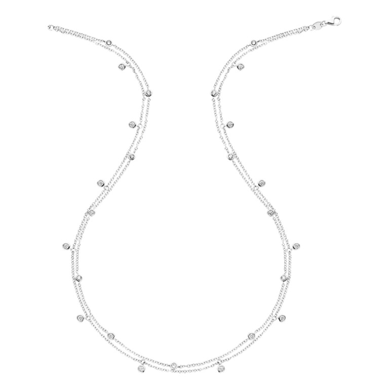 witgoud collier met diamant Schaap en Citroen Diamonds - #2 witgoud collier met diamant Schaap en Citroen Diamonds - #2